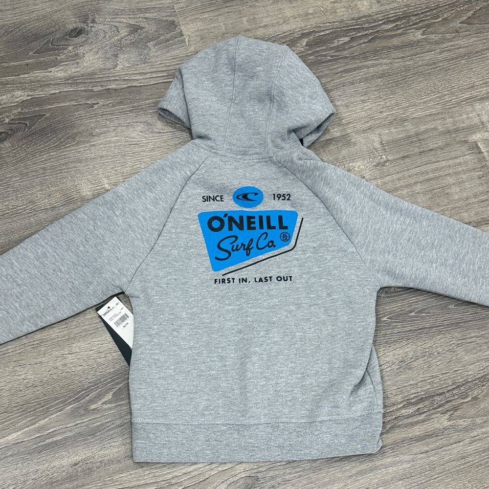 O'Neill Kids Light Gray Zip-Up Hoodie